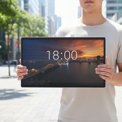 QR-code scanner Gebouwd aanraakscherm kiosk mode stijl met 4000 tot 1 contrastverhouding Ontworpen voor klantinteractie