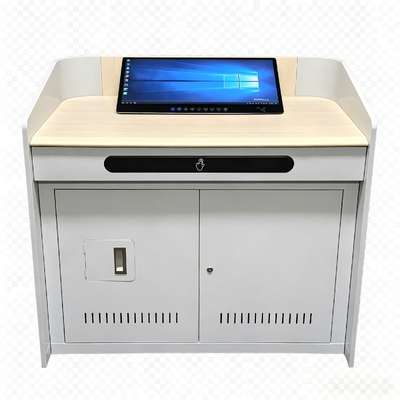 23,8 inch digitale podiumtafel met touchscreen voor klaslokalen en vergaderruimtes