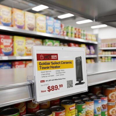 Slimme kantoor Supermarkt E-Ink Prijskaartje 4 Kleuren Elektronisch Schaplabel