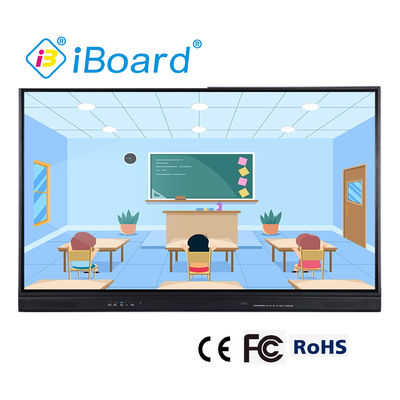 Slim interactief flatpanel digitaal bord 98 inch 20 aanraakpunten voor training 350cd/M2