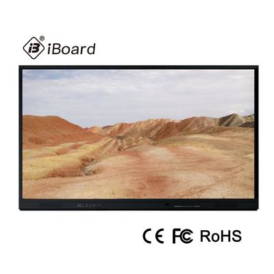 4K LEIDENE Interactieve Slimme Raad 65 duim Android 8 Systeem, Aluminiumkader, Steun OPS