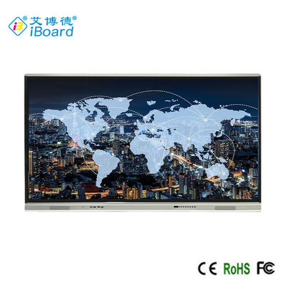 75 Duim Interactief Touch screen Whiteboard 1651x929mm, Android8.0, Zwarte en Zilver