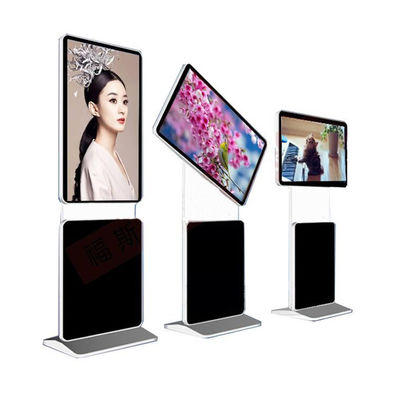HD vloer die de Digitale Signage 3840x2160 van de LEIDENE Vertoning Touch screenkiosk bevinden zich