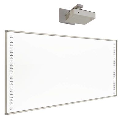 Interactief whiteboard met multi-touch-ondersteuning Infrarood Interactief whiteboard Type interactief whiteboard