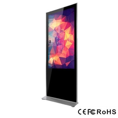 65 Inch Vloerstaande Digitale Signage Display met 178 Graden Kijkhoek en FCC Goedkeuring