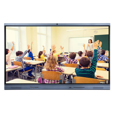 75“ NFC bouwde in camera & mic Interactieve Vlakke Comité 4K Interactieve whiteboard voor Business&-Klaslokaal